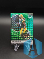 Amari Rodgers 2021 Panini Mosaic Green Prizm RC #388 Green Bay Packers